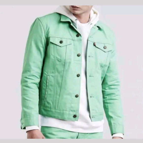 mint jean jacket